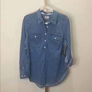 Ridgecut long sleeve denim tunic shirt Medium